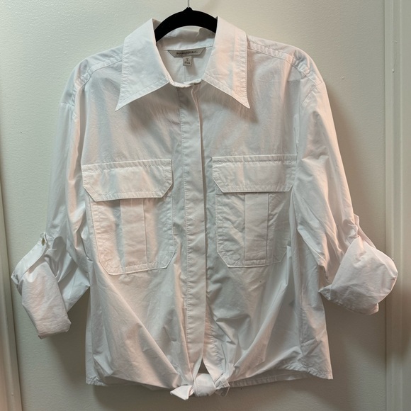 NWOT Banana Republic Button Down Top - Picture 2 of 5